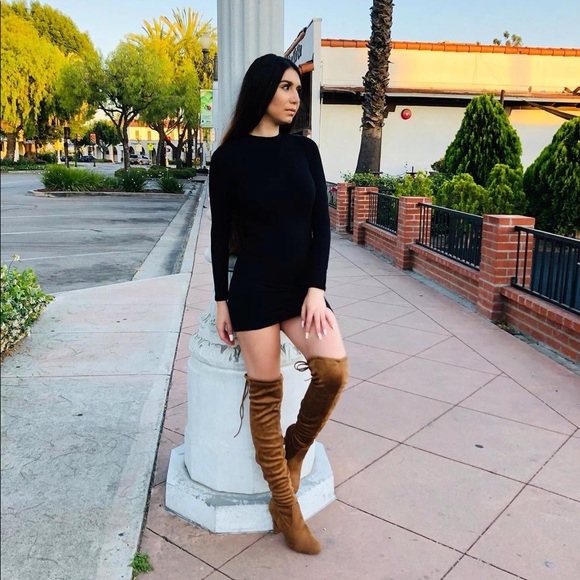 RESTOCK 🍂tan over the knee boots 🍂 - Picture 3 of 6
